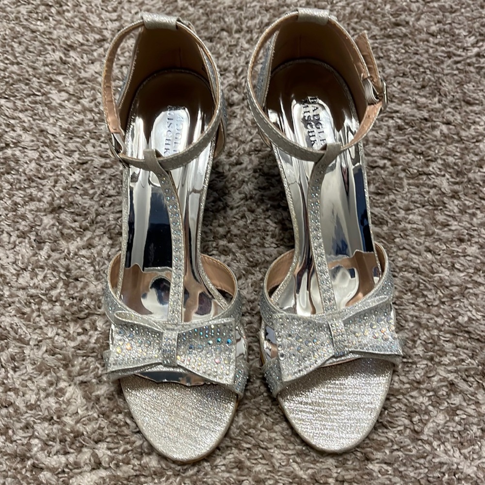 Girls Badgely Mischka heels